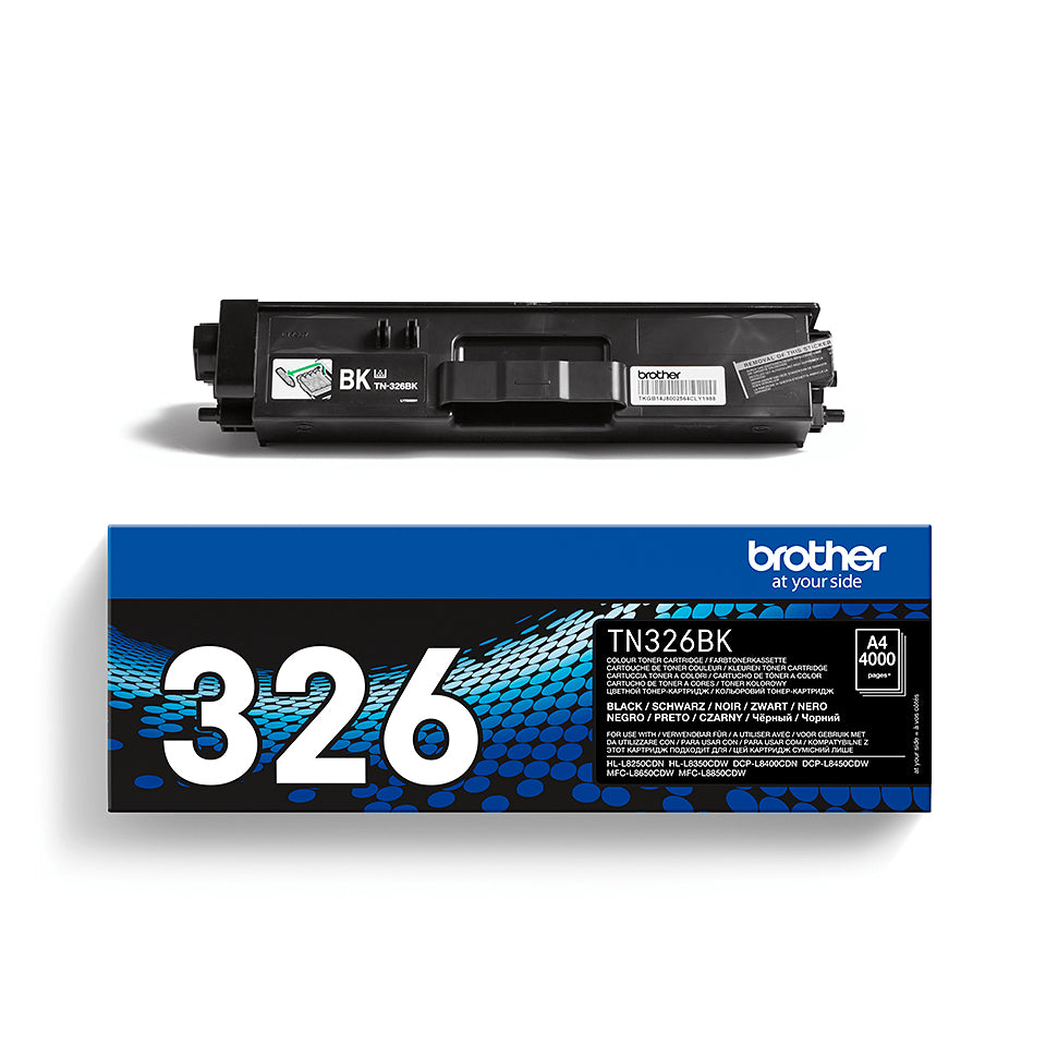 Cartouche toner Brother laser tn-326bk - rendement 4000 pages