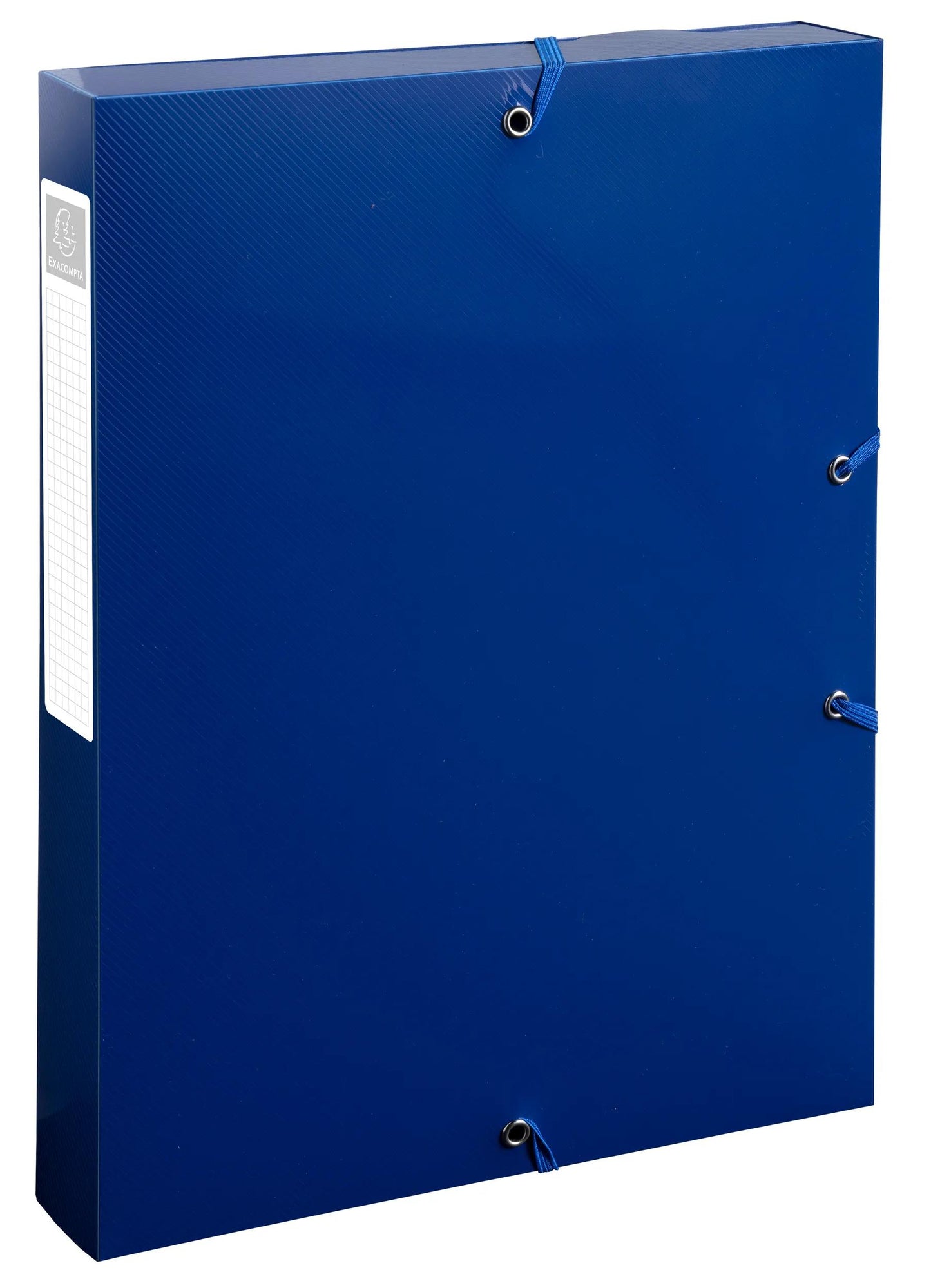 Boite classement polypro bee blue dos 40mm -assorti