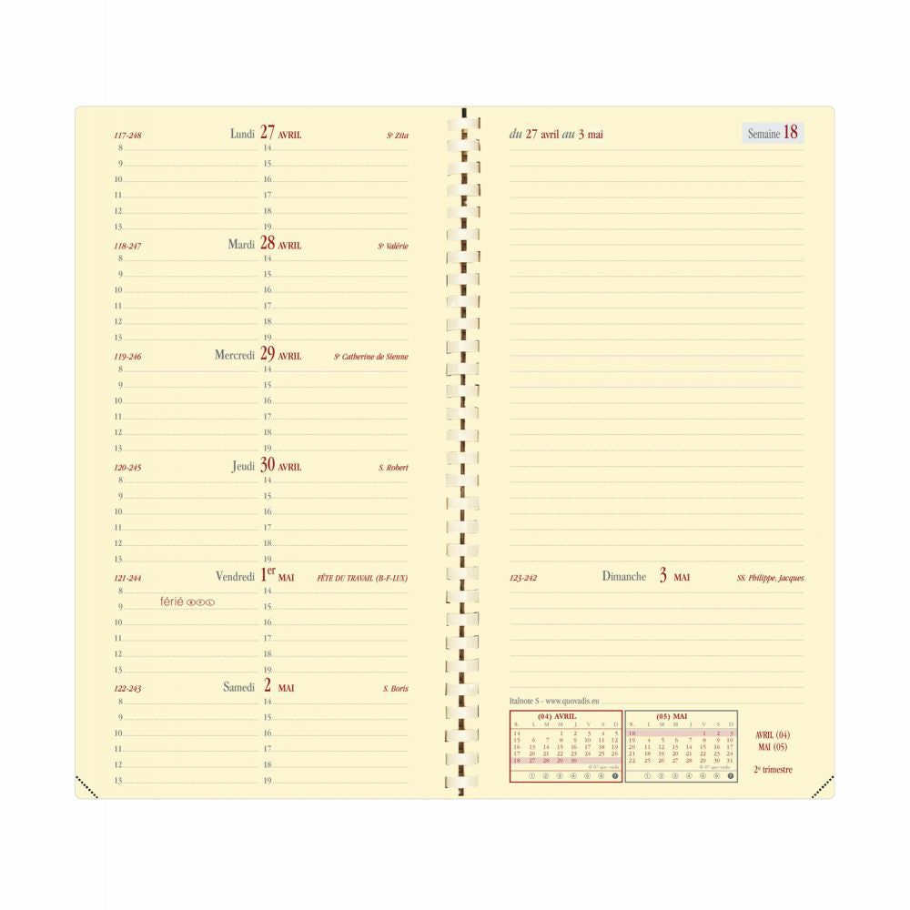Agenda qv italnote spir impalanoir