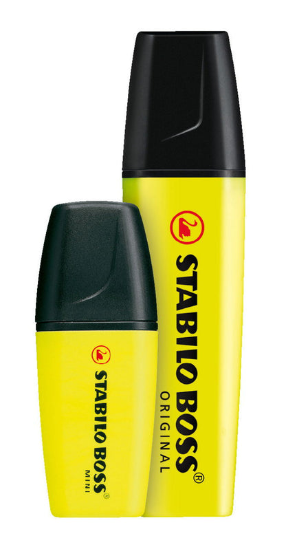Surligneur mini boss - étui de 5 couleurs vives