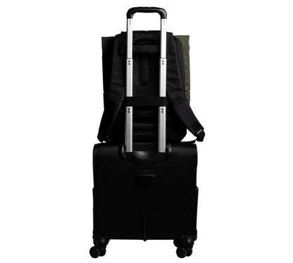 Sac à dos ordinateur - kaki robuste et pratique