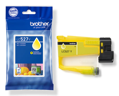 Cartouche d'encre Brother LC527y - jaune, 900 pages