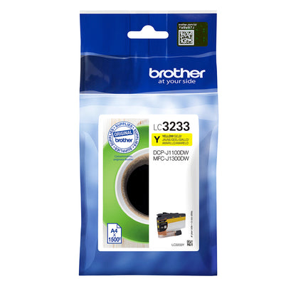Cartouche d'encre Brother jaune LC3233ye - 1500 pages