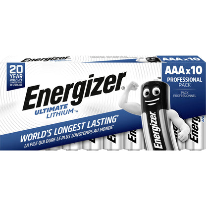 Pile AAA-LR03 ultimate lithium- pack de 10