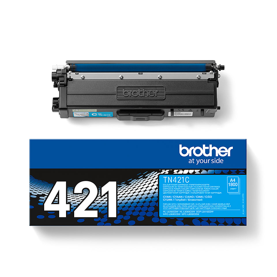 Cartouche toner Brother cyan tn-421c - 1800 pages