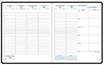 Agenda semainier de bureau Horizons Barbara 22-18,5X22,5CM