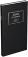 Agenda banque long 1 volume 15x34cm-noir