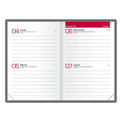 Agenda semainier oxford textura 21x27