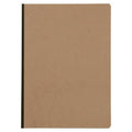 Cahier broche  192 pages a4 couverture façon cuir lisse brun tabac