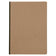Cahier broche  192 pages a4 couverture façon cuir lisse brun tabac