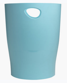 Corbeille papier skandi bleu givre