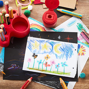 Taille-crayon manuel avec réservoir - Sécurité enfant