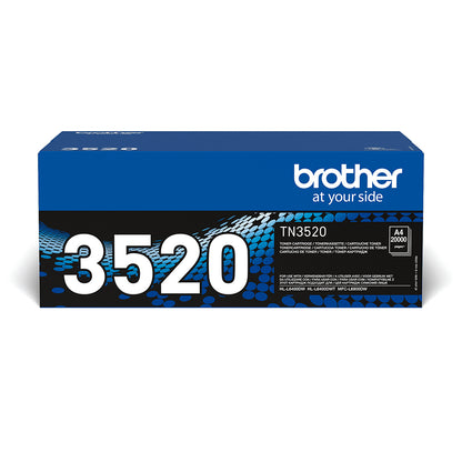 Cartouche toner Brother tn-3520 - rendement 20 000 pages