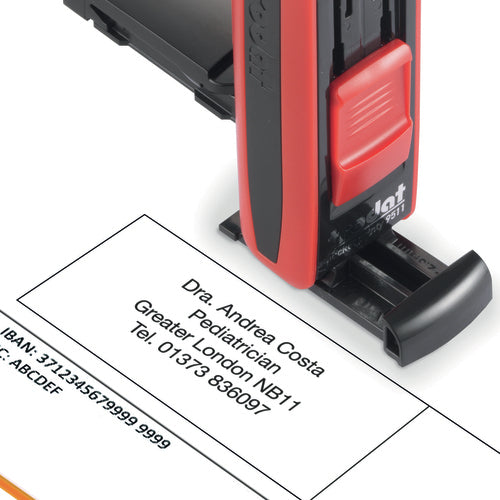 Tampon auto-encreur pocket printy 9511 - compact et pratique