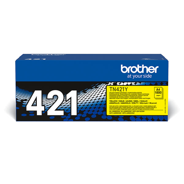 Cartouche de toner jaune TN-421Y - 1800 pages