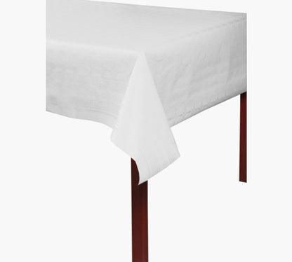 Nappe damassee 118cm rl50m blanc