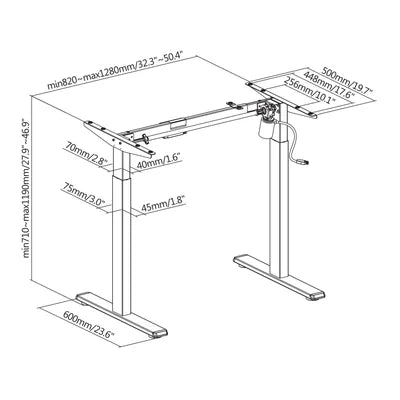 Bureau électrique réglable en hauteur - chêne ambre, 1200x700 mm