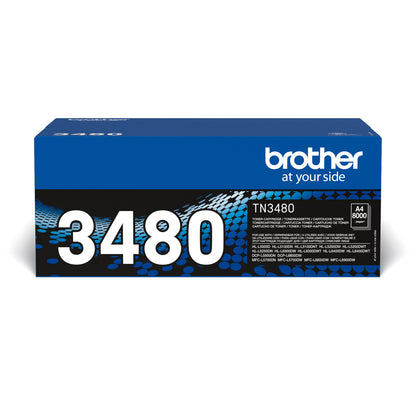 Cartouche laser brother tn-3480 - rendement élevé 8000 pages