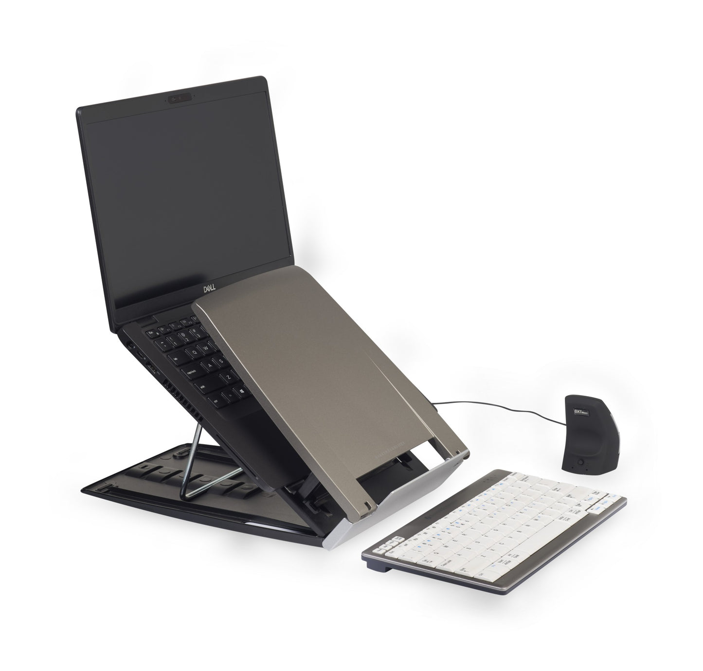 Rehausseur pliable pc avec porte-documents - ergonomie optimale