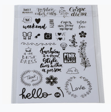 Kit Scrapbooking 70 Pages Noires - Créativité Maximale