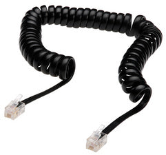 Cordon téléphonique  RJ10/rj10 Spirale - 2m