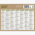 Calendrier natura 14 mois -21x26.5cm