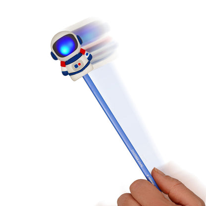 Taille-crayon lumineux Legami Astronaute - réservoir amovible, magique