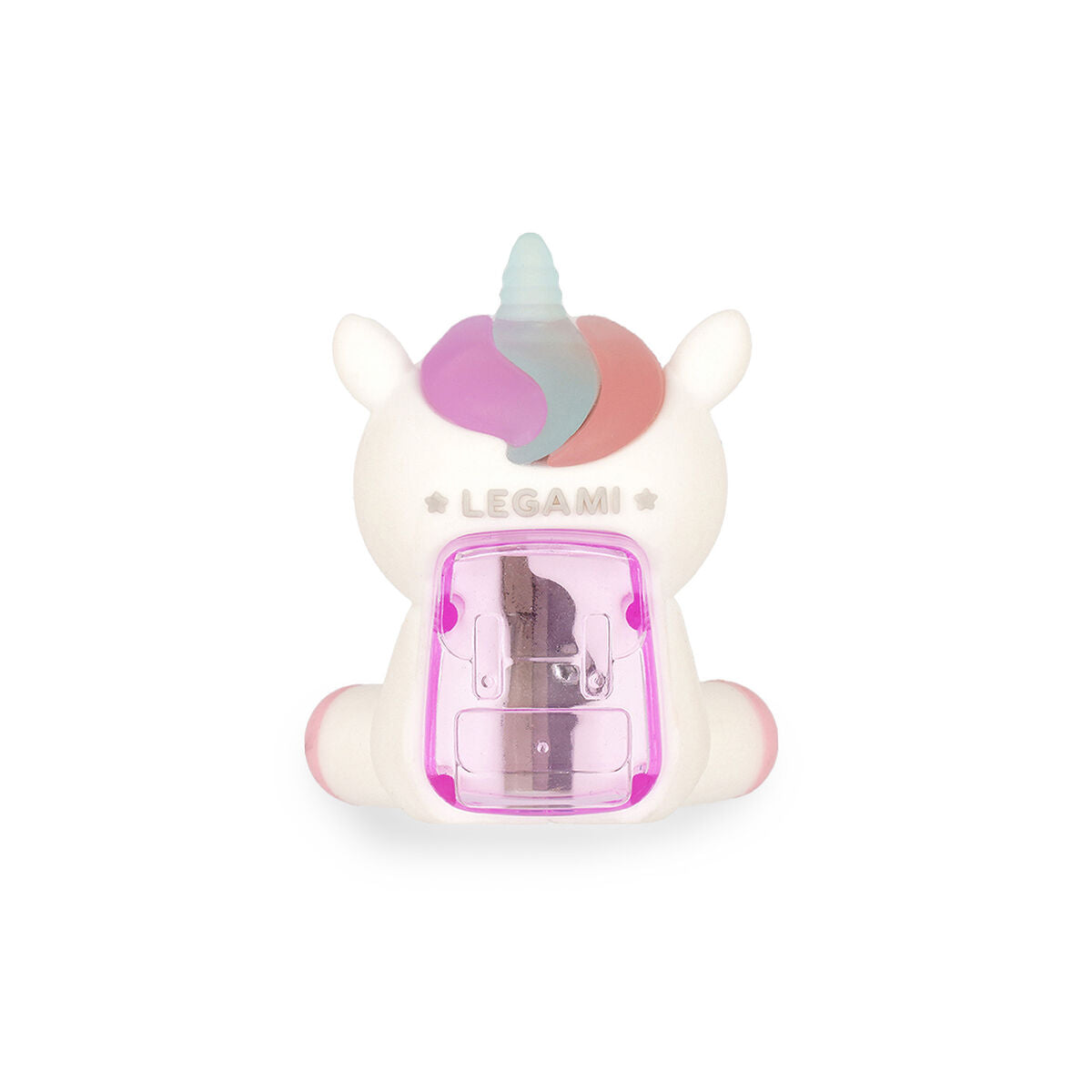 Taille-crayon lumineux Legami Licorne - réservoir amovible, magie