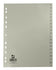 Intercalaires A4 alphabétique 20 positions  polypro gris