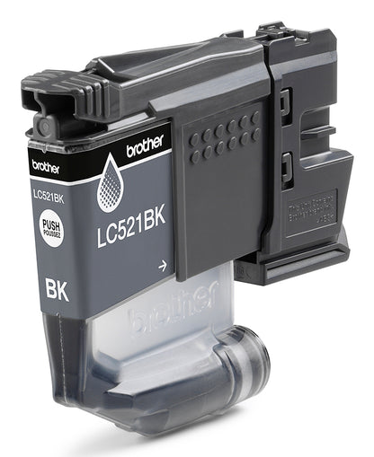 Cartouche d'encre Brother LC521bk - impression nette et durable