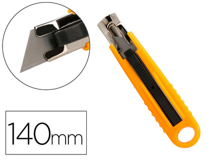 Cutter rétractable 18mm - lame sécurisée