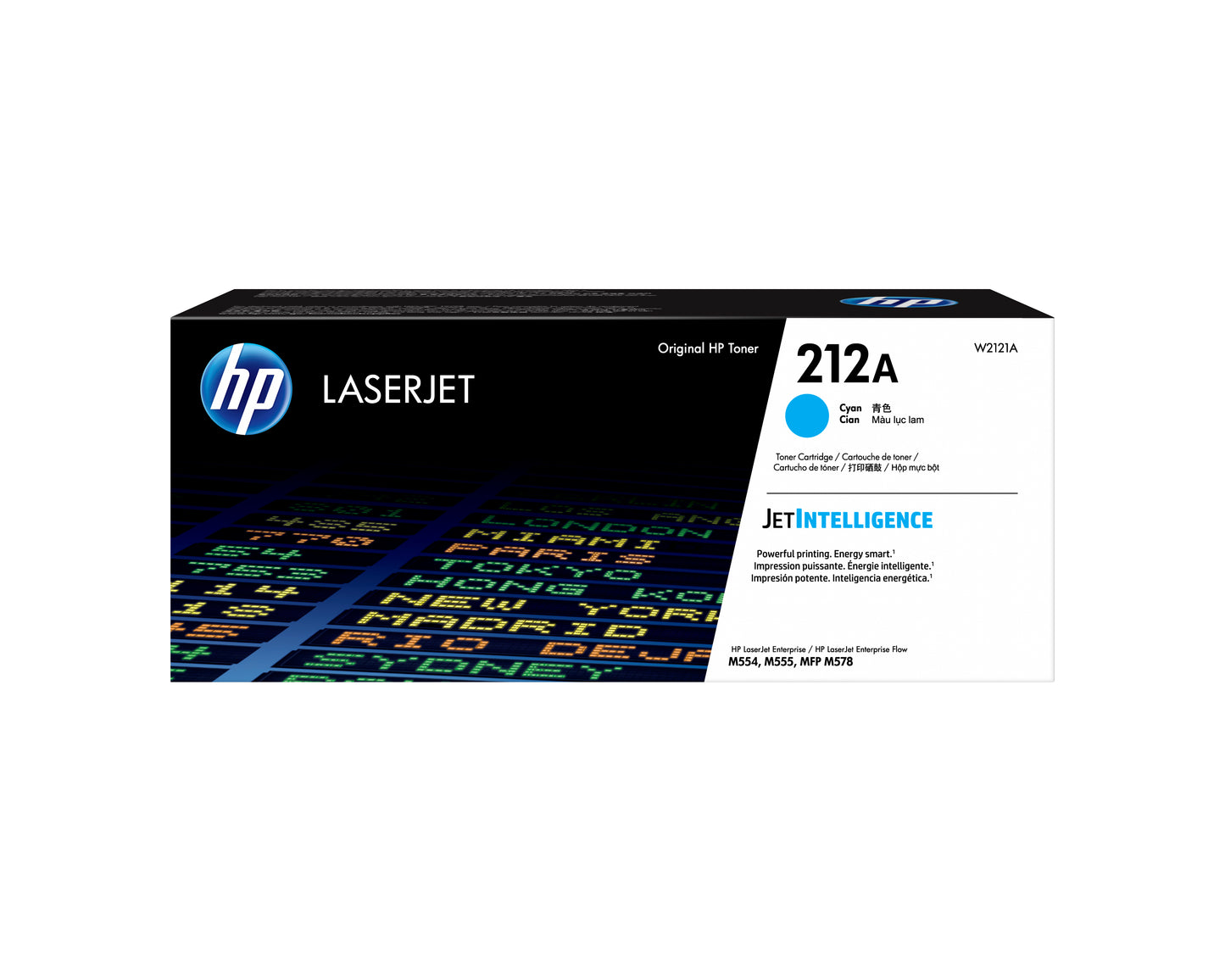Cartouche toner HP cyan 212a - rendement 4500 pages