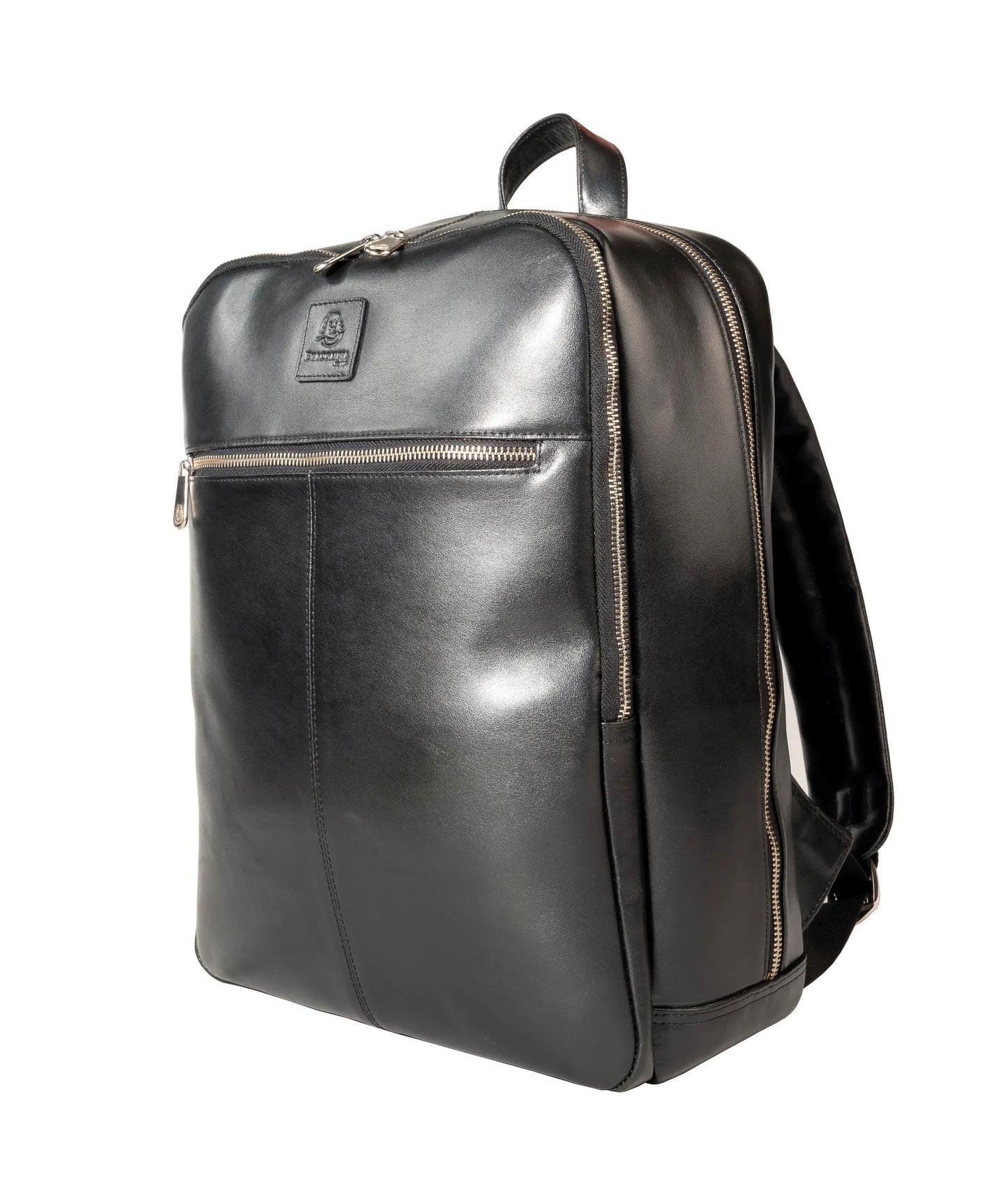 Sac à dos ordinateur - cuir noir, 15.6"
