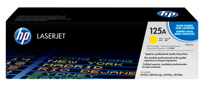 Cartouche toner HP jaune cb542a - 1400 pages