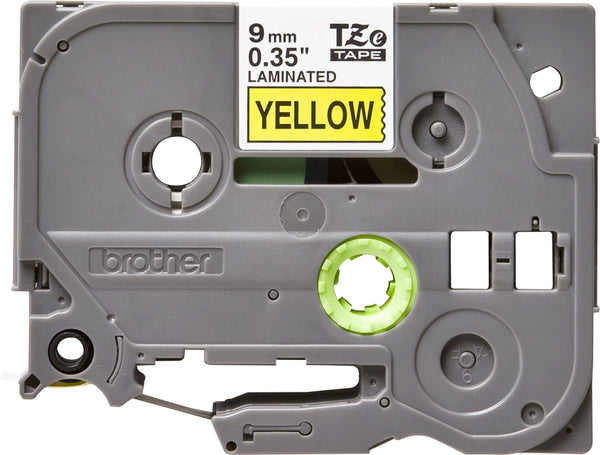 Ruban Brother 9mm TZe-621 - Noir/Jaune