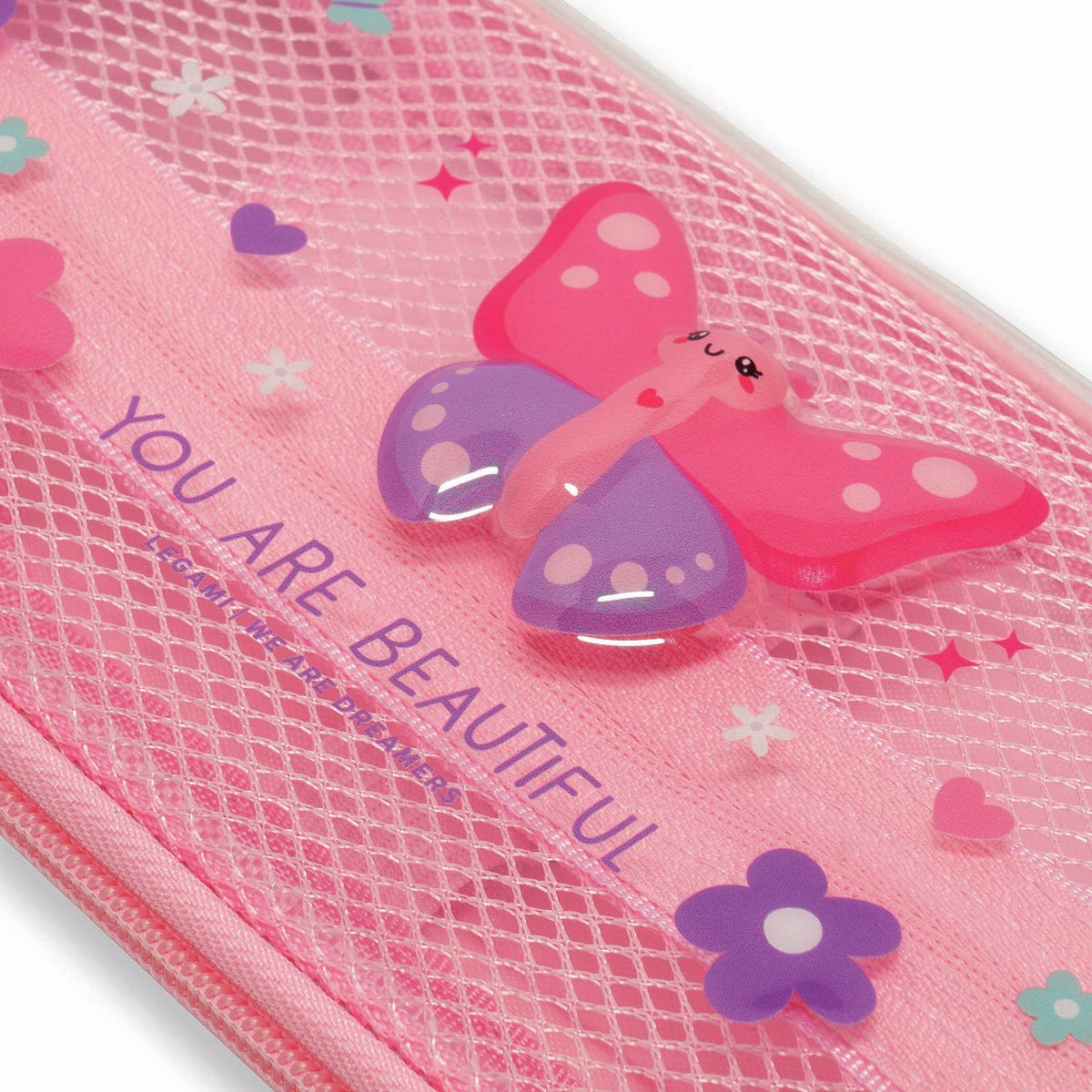 Trousse wonderwow butterfly - fermeture éclair pratique