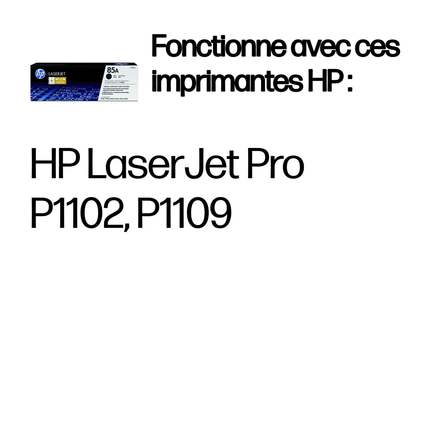 Cartouche toner HP ce285a - rendement 1600 pages