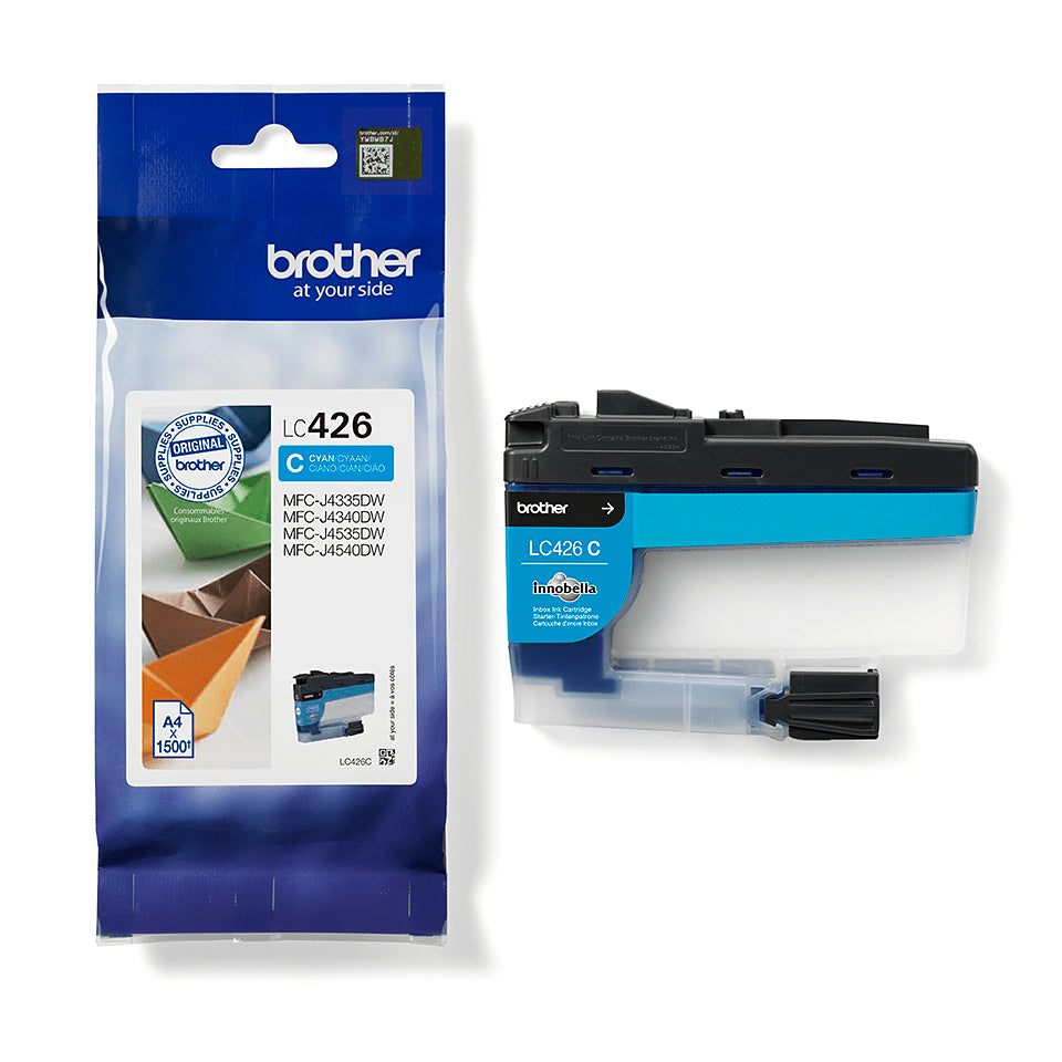Cartouche d'encre Brother cyan LC426c - 1500 pages