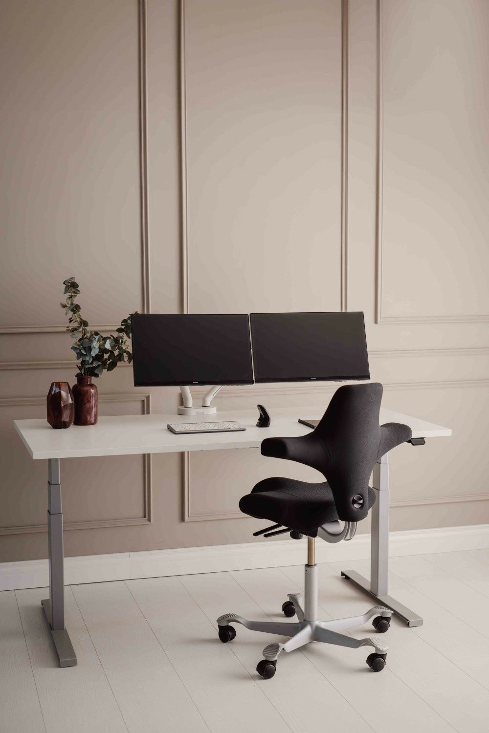 Bras double écran flexible - ergonomie et efficacité