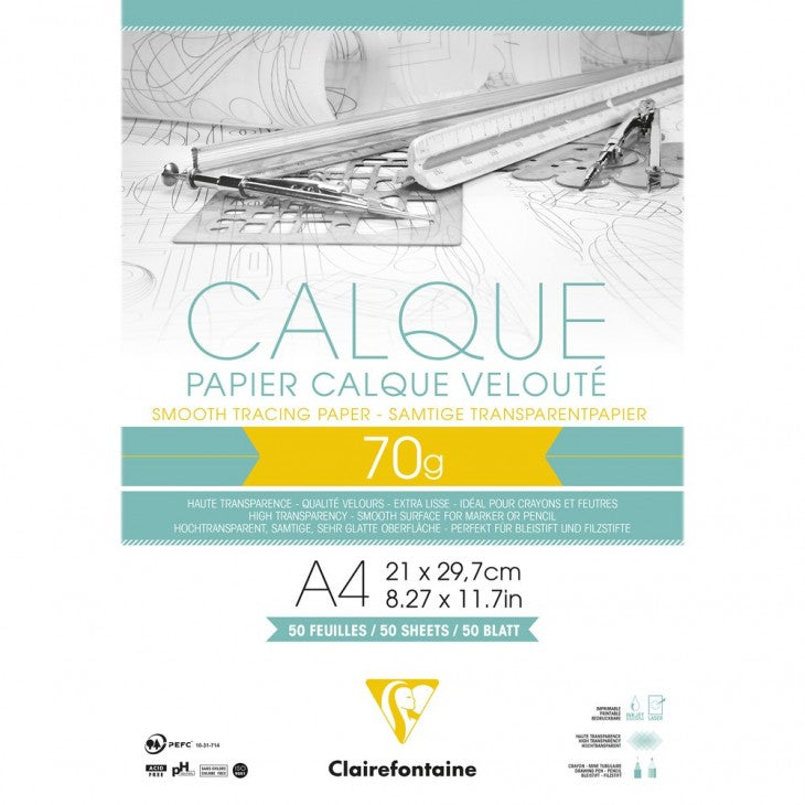 Calque 21x29.7 70/75g bloc 50f96500