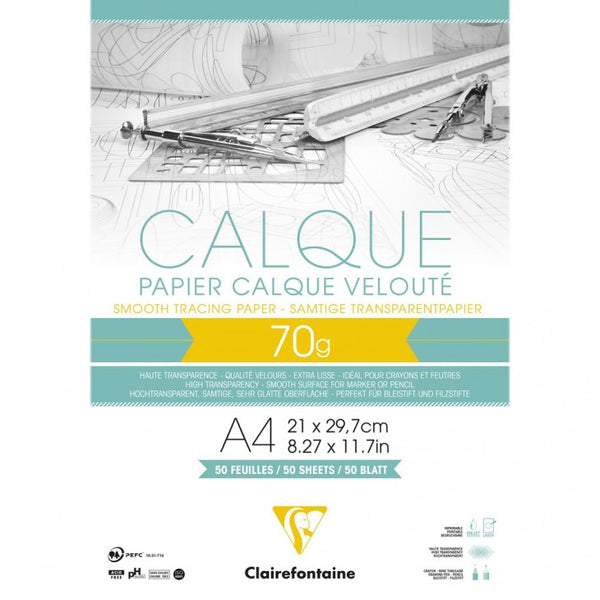 Calque 21x29.7 70/75g bloc 50f96500