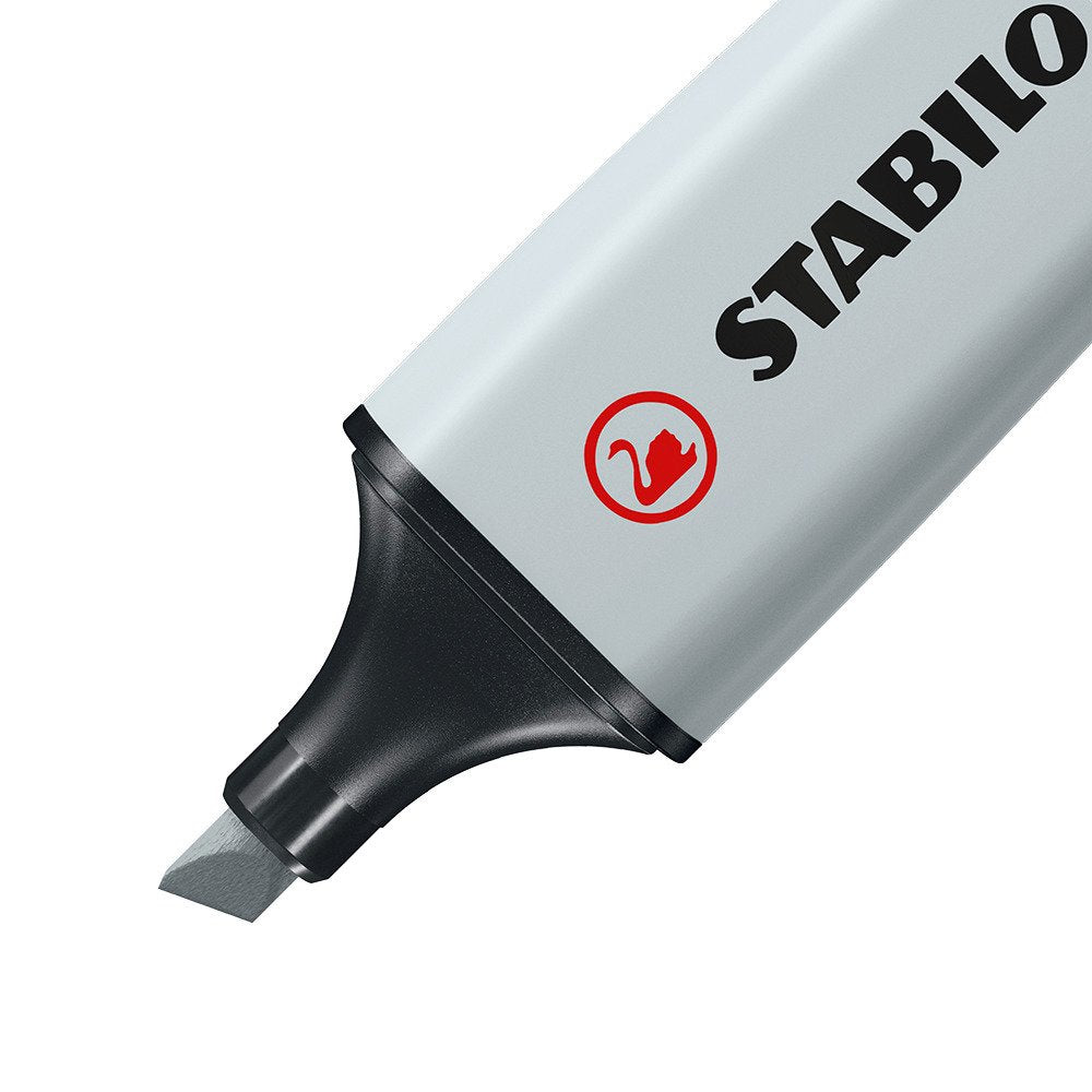 Surligneur Stabilo boss pastel poudre gris - pointe biseautée