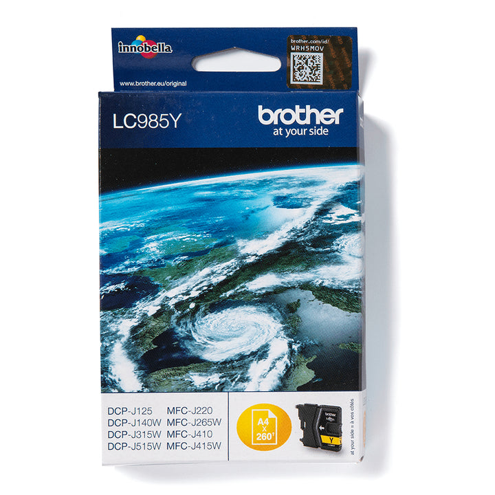 Cartouche d'encre Brother LC985y - jaune, 260 pages