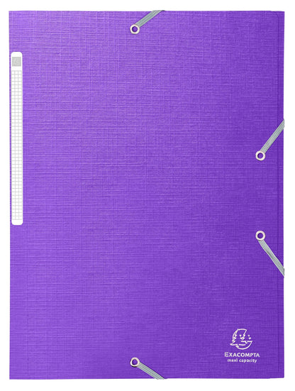 Chemise 3 rabats élastique a4 carte teksto