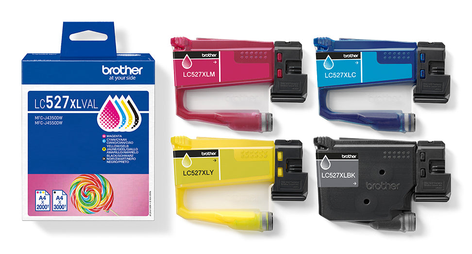 Pack cartouches Brother xl - noir/couleur - haute capacité