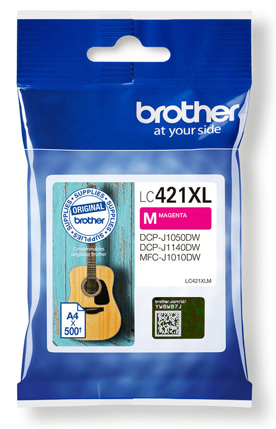 Cartouche d'encre Brother magenta LC421m xl - 500 pages