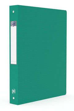 Classeur dos 40 mm polypropylène 4 anneaux rond vert