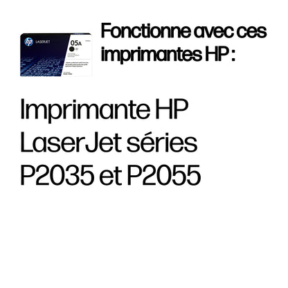 Cartouche toner HP ce505a - rendement 2300 pages
