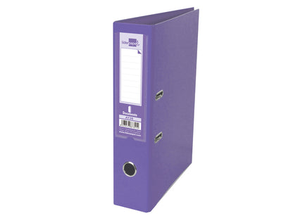 Classeur liderpapel a4 dos 75 mm lilas
