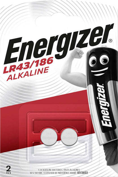 Pile bouton alkaline LR43 -p/2